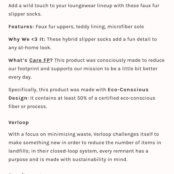 NIP FP fuzzy stripe slippers. S/M - Picture 3 of 3